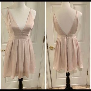 Free people blush silk dress 🌸